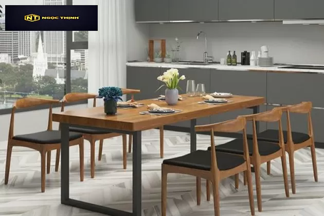 Xưởng Nội Thất Ngọc Thịnh Long Thành - Bộ bàn ăn gia đình hiện đại